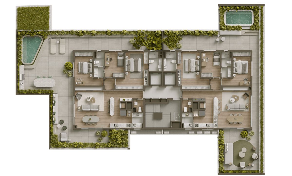 2º Pavimento - Gardens